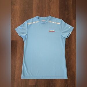 U-Haul Embroidered Short Sleeve T-Shirt Light Blue Sz XL